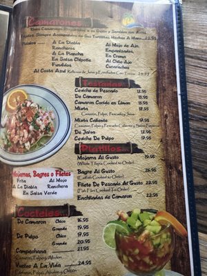 Menu photo 5 Costa Azul 17th St Santa Ana, CA
