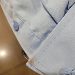 Milano Menswear - The shirt has a brown spot on the sleeve