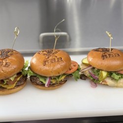 Big Bite Burger - Avocado Bacon smash, Classic Cheese Burger, "Hot" Grilled Chicken Sandwich