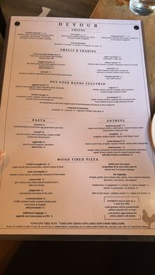 Menu photo 1 Source Restaurant Cambridge, MA