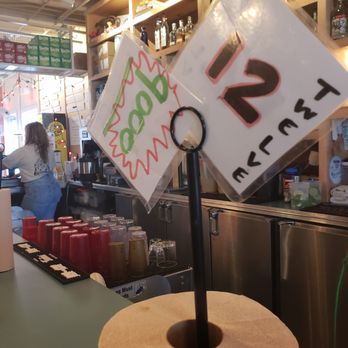 Redheaded Stranger - table numbers - Tacos Near Me - Nashville, Tennessee