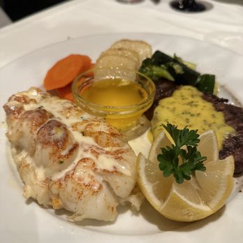 The Iron Gate - Filet Mignon with lobster tail $110!!!!!! - French Near Me - Belmont, California The Iron Gate - Filet Mignon with lobster tail $110!!!!!! - French Near Me - Belmont, California