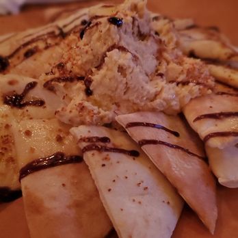 Long Acre Tavern - Closeup of the Hummus appetizer. - Sports Bars Near Me - New York, New York Long Acre Tavern - Closeup of the Hummus appetizer. - Sports Bars Near Me - New York, New York