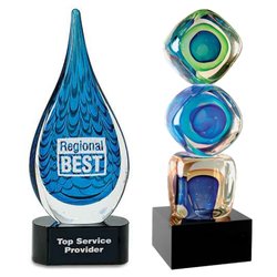 Chucks Awards - Art Glass
