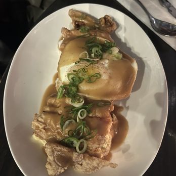 Noreetuh - Mochiko Chicken Loco Moco (OL) - New American Near Me - New York, New York Noreetuh - Mochiko Chicken Loco Moco (OL) - New American Near Me - New York, New York