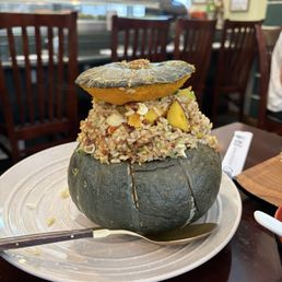 Pumpkin fried rice Pumpkin fried rice