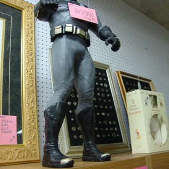 Annie's Attic - A large 2 or 3 foot vintage batman, looking down on the customers!  :-) - Antiques Near Me - Buffalo, Minnesota