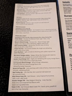 Menu photo 2 The Orange Tree Tables and Taps Riverside, CA Menu photo 2 The Orange Tree Tables and Taps Riverside, CA