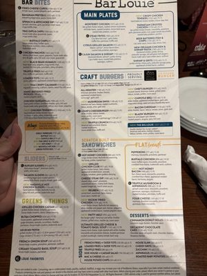 Menu photo 7 Bar Louie - Winter Park Winter Park, FL