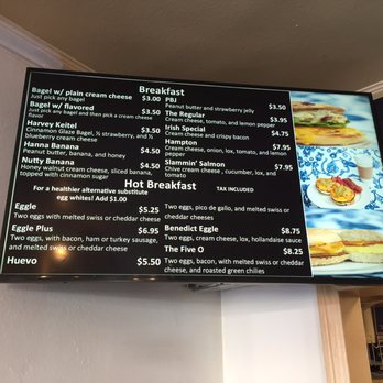 Bagel Cafe - Menu as of 9/29/16 - Bagels Near Me - Isla Vista, California