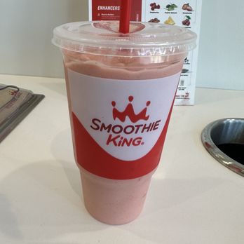 Smoothie King - a smoothie in a plastic cup - Health Markets Near Me - Denver, Colorado Smoothie King - a smoothie in a plastic cup - Health Markets Near Me - Denver, Colorado