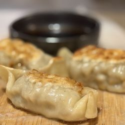 Northern Cafe - Pork potstickers, the best of four things we ordered.