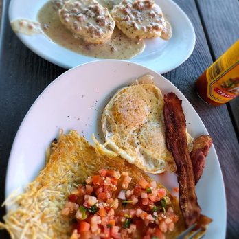 Outlaw Coffee Cafe - 2 egg breakfast with biscuit and gravy - Coffee & Tea Near Me - Verdi, Nevada Outlaw Coffee Cafe - 2 egg breakfast with biscuit and gravy - Coffee & Tea Near Me - Verdi, Nevada