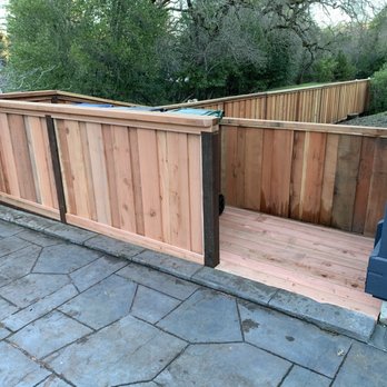 California Fences - Replacement of damaged deck/garbage can area - Fences & Gates Near Me - Pleasanton, California