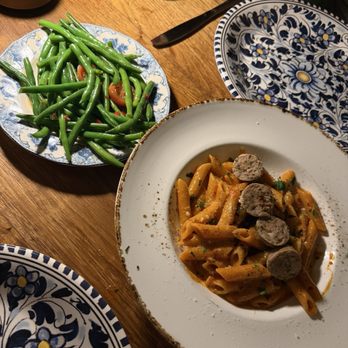 Molo - Vodka pasta and green beans - Italian Near Me - Newport Beach, California