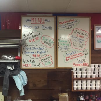 Snow's BBQ - Pricing and menu - Barbeque Near Me - Lexington, Texas Snow's BBQ - Pricing and menu - Barbeque Near Me - Lexington, Texas