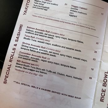 KEI - Menu - Ramen Near Me - New York, New York