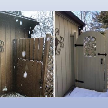 Virginia Steiger - Before & After of boring to WOW for this garden gate! - Real Estate Agents Near Me Virginia Steiger - Before & After of boring to WOW for this garden gate! - Real Estate Agents Near Me
