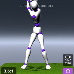 Dillon Baker Golf Academy - Sportsbox AI 3D analysis