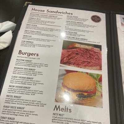 Menu photo 7 Milestone Grill Warren, MI