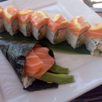 Sushi Fish Attack - Super salmon and salmon hand roll lunch special. Holy mouthgasm! - Sushi Bars Near Me - San Diego, California Sushi Fish Attack - Super salmon and salmon hand roll lunch special. Holy mouthgasm! - Sushi Bars Near Me - San Diego, California