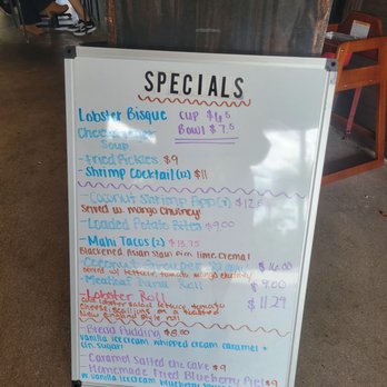 Dune Dog Cafe - Specials - Seafood Near Me - Stuart, Florida