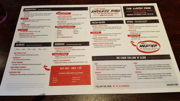 Menu photo 5 RibCrib BBQ Ardmore, OK