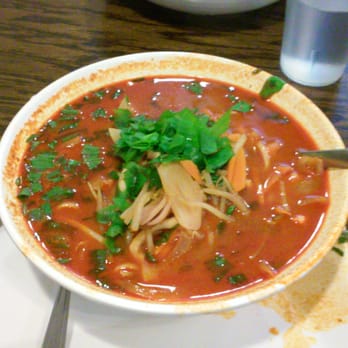 Rice'N Bread - Spicy YetCaMein with seafood hidden under its red depths - Korean Near Me - Chicago, Illinois Rice'N Bread - Spicy YetCaMein with seafood hidden under its red depths - Korean Near Me - Chicago, Illinois