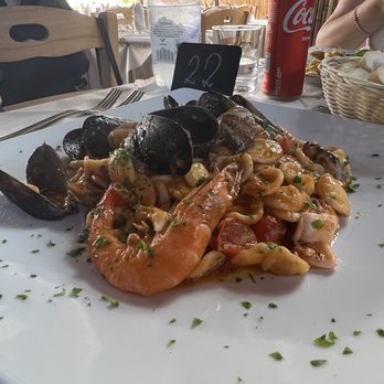 Ristorante De Gianni - Orecchiette Pasta Alla Pescatora - Italian Near Me - Portoferraio, LI
