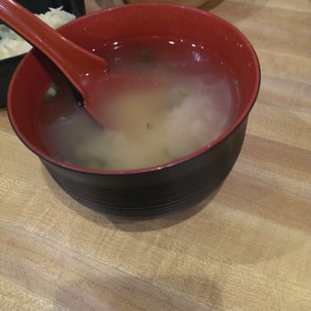 Sushi Ichimoto - Miso Soup - NOT Vegetarian - Sushi Bars Near Me - Hayward, California