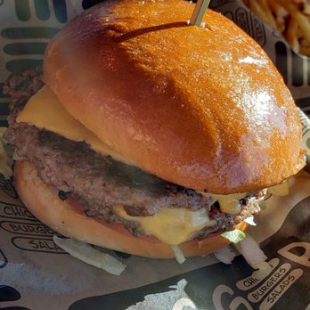 Jaggers - Close up of the Crazy Good Burger - Burgers Near Me - Indianapolis, Indiana