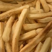 Photo of Razzo's Pizza and Salads - Oakland, CA, United States. Garlic fries?? I asked for FRESH garlic not garlic powder. Fries were half raw and extra lukewarm. Disappointed.