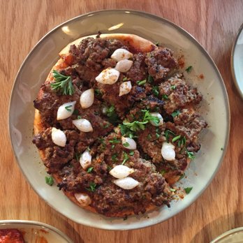 Tara Kitchen - That lamb "pizza" is delicious. But find someone to share it with you. - Moroccan Near Me - Troy, New York Tara Kitchen - That lamb "pizza" is delicious. But find someone to share it with you. - Moroccan Near Me - Troy, New York
