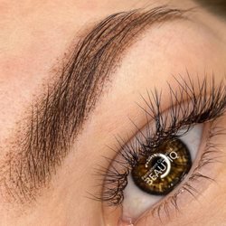 Permanent Cosmetics BeautiQ - Powder Eyebrows Macro View