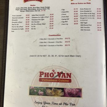 Pho Van - Menu - Vietnamese Near Me - Santa Clara, California