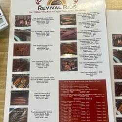 America Homeland Revival Ribs - Menu
