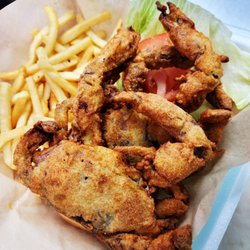 The Shark Shack - Soft Shell Crab Basket with fries