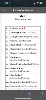Menu photo 4 China in Bombay Ballwin, MO