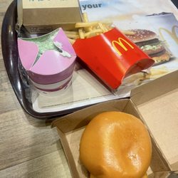 McDonald's - Filet-O-Fish Meal, and a mini McFlurry