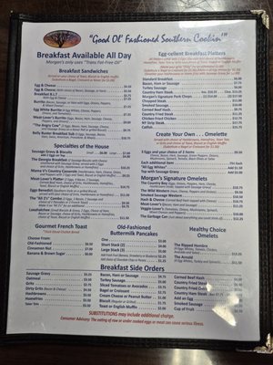 Menu photo 7 Morgan's Country Kitchen Royal Palm Beach, FL Menu photo 7 Morgan's Country Kitchen Royal Palm Beach, FL