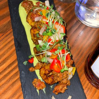 Sobre Mesa - Fried Goat Cheese Plantains Salad - Cocktail Bars Near Me - Oakland, California