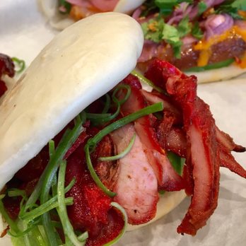 Baos Hog - Chasiu Bao (front) Boss Bao (back) - Chinese Near Me - Garden Grove, California
