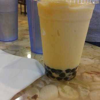 Pho Binh 59 South - Passion fruit smoothie with boba - Vietnamese Near Me - Houston, Texas