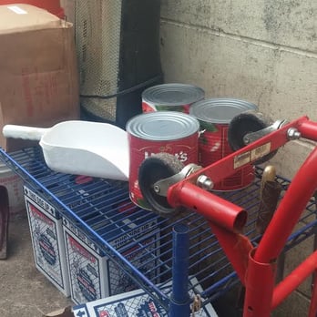 Apsara Palace - Canned goods and utensils left outside overnight in alley, April 2, 2015 - Chinese Near Me - Providence, Rhode Island