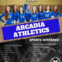 Arcadia First Baptist Christian School - Athletics at Arcadia
Athletic Director: Karen Whitney
karenwhitney@arcafiafbc.org
www.afbcs.org