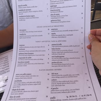 Lola's Lounge - Food menu - Spanish Near Me - Sacramento, California