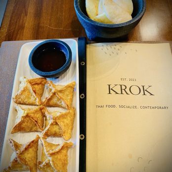 Krok - Real crab Rangoon - Thai Near Me - Las Vegas, Nevada Krok - Real crab Rangoon - Thai Near Me - Las Vegas, Nevada