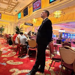 Never seen a customer talked to by a casino employee as rudely . Wynn needs to make some upgrade to the people . Never seen a customer talked to by a casino employee as rudely . Wynn needs to make some upgrade to the people .