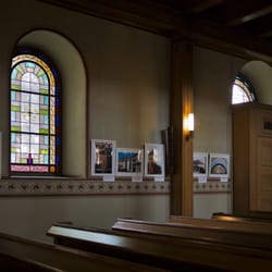 Ev. St. Laurentius - Blick aus der Bank zur Seite