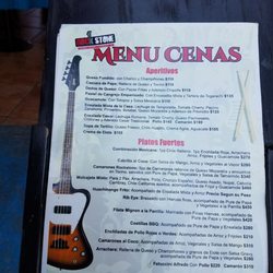 Rockstone San Jose - Menu